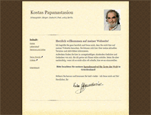 Tablet Screenshot of kostas-papanastasiou.de